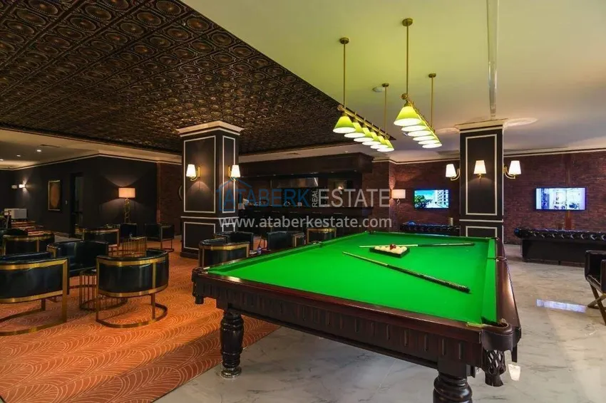 Линейная квартира 3+1 в Оба с мебелью и видовыми характеристиками  18 