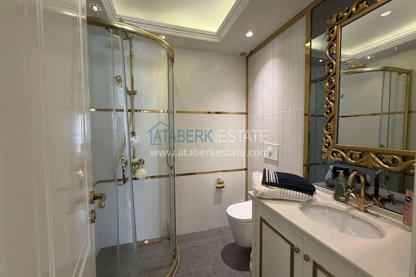 Приобрести Линейная квартира 3+1 в Оба с мебелью и видовыми характеристиками  16 