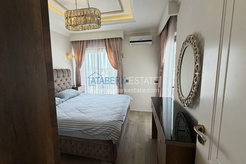 Приобрести Линейная квартира 3+1 в Оба с мебелью и видовыми характеристиками  17 