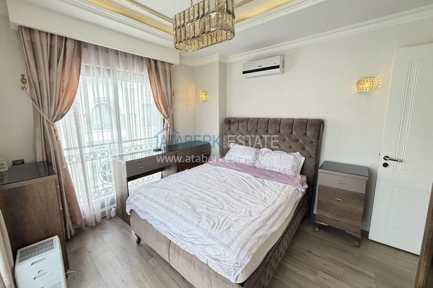 Приобрести Линейная квартира 3+1 в Оба с мебелью и видовыми характеристиками  18 