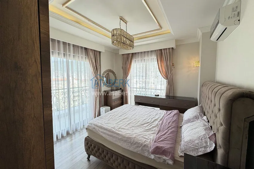 Приобрести Линейная квартира 3+1 в Оба с мебелью и видовыми характеристиками  20 