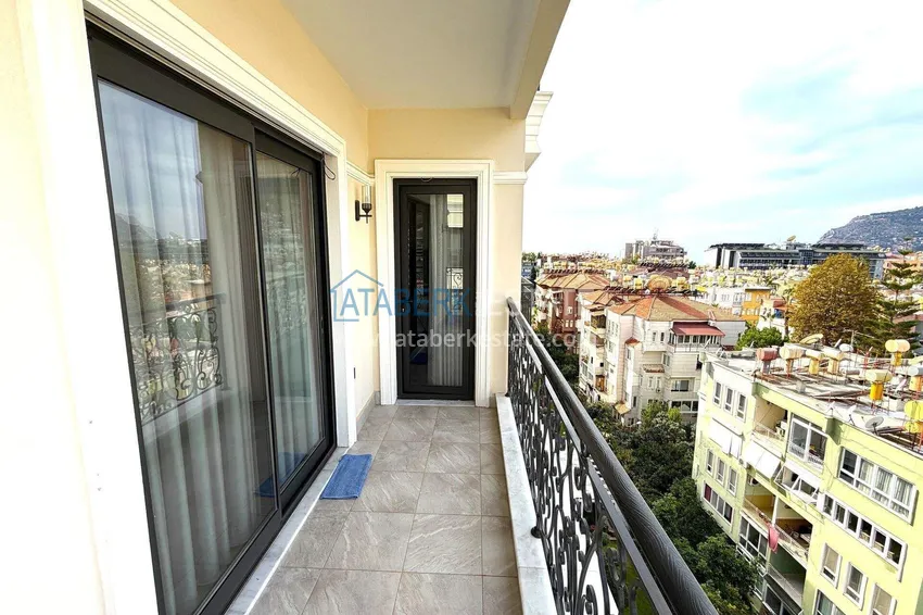 Приобрести Линейная квартира 3+1 в Оба с мебелью и видовыми характеристиками  21 