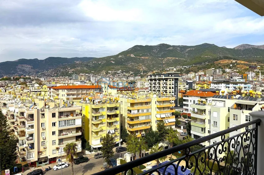 Приобрести Линейная квартира 3+1 в Оба с мебелью и видовыми характеристиками  22 