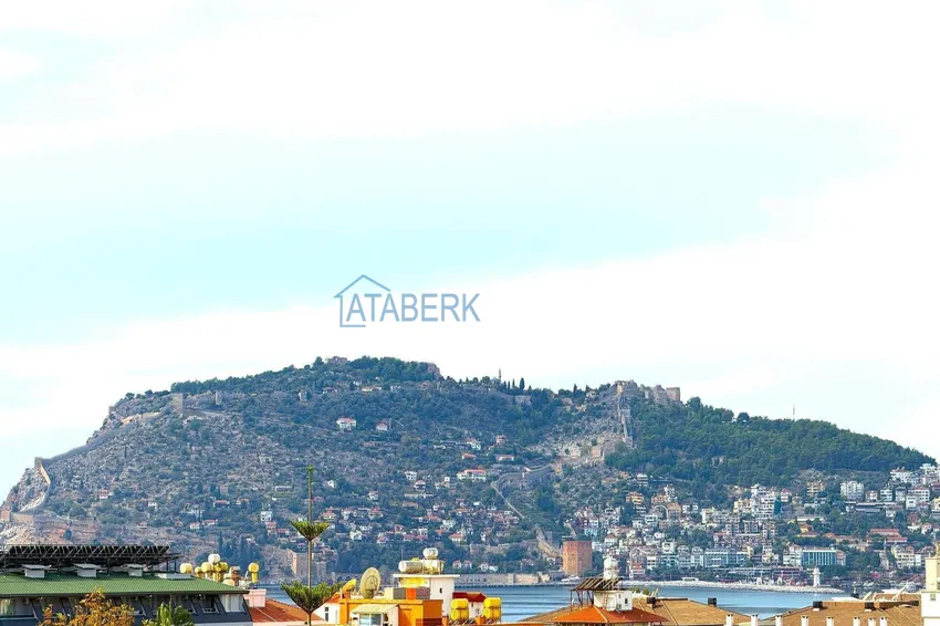 Приобрести Линейная квартира 3+1 в Оба с мебелью и видовыми характеристиками  23 