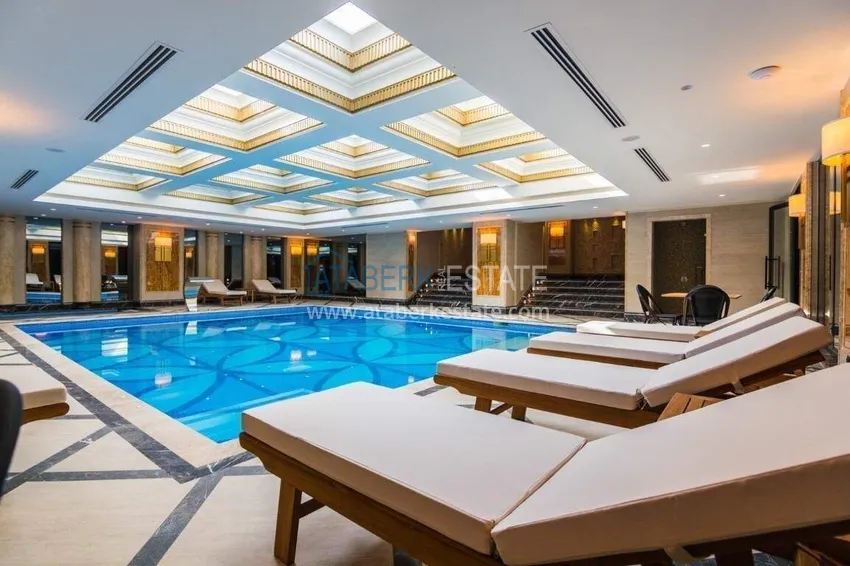 Линейная квартира 3+1 в Оба с мебелью и видовыми характеристиками  27 