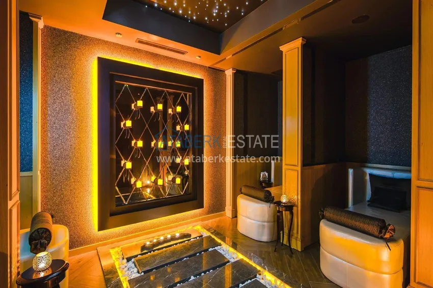 Линейная квартира 3+1 в Оба с мебелью и видовыми характеристиками  33 