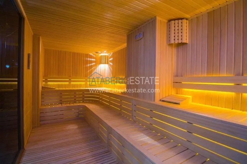 Линейная квартира 3+1 в Оба с мебелью и видовыми характеристиками  36 