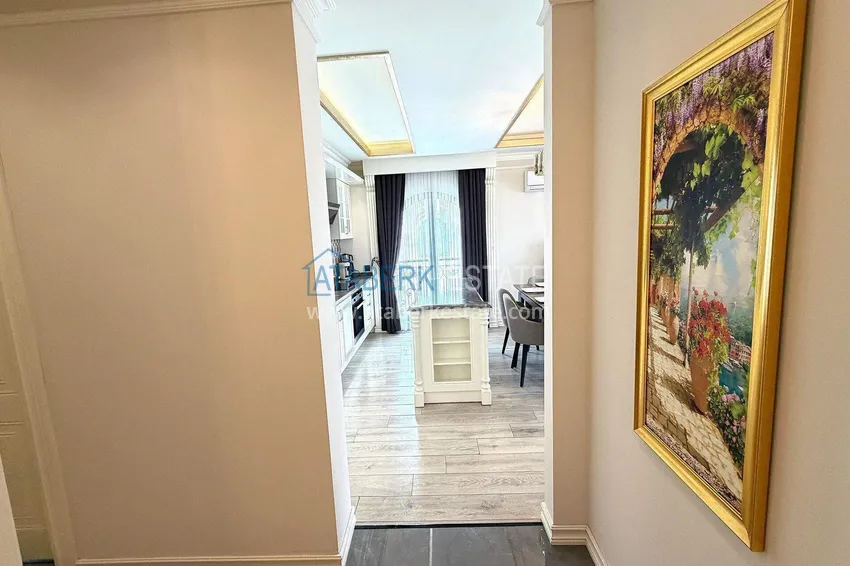 Приобрести Линейная квартира 3+1 в Оба с мебелью и видовыми характеристиками  4 