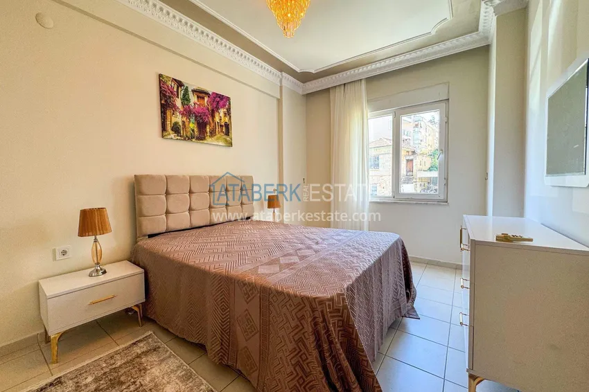 Приобрести Квартира 2+1 100 м² в центре Алании – с новой мебелью, 800 м до пляжа Клеопатра 6 