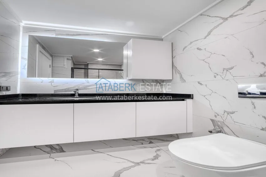 Приобрести Квартира 1+1 с новой мебелью в Авсалларе - комплекс с лицензией на краткосрочную аренду 12 