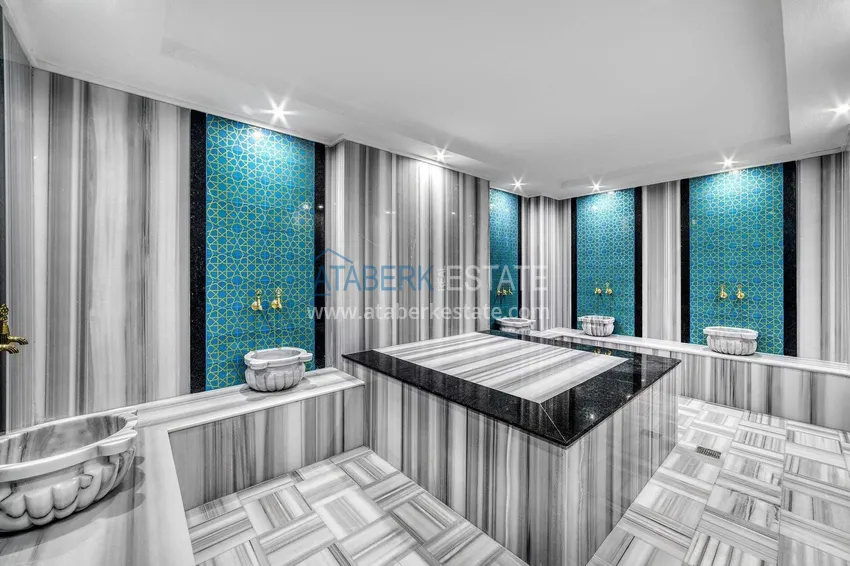 Квартира 1+1 с новой мебелью в Авсалларе - комплекс с лицензией на краткосрочную аренду 22 