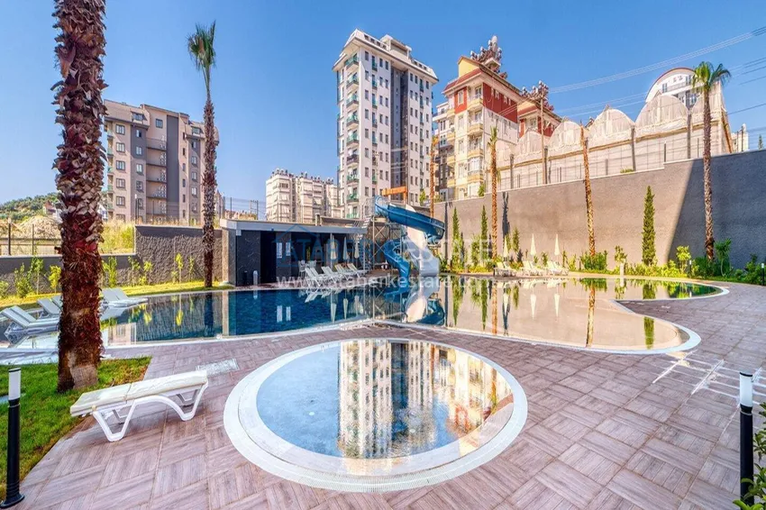 Квартира 1+1 с новой мебелью в Авсалларе - комплекс с лицензией на краткосрочную аренду 4 