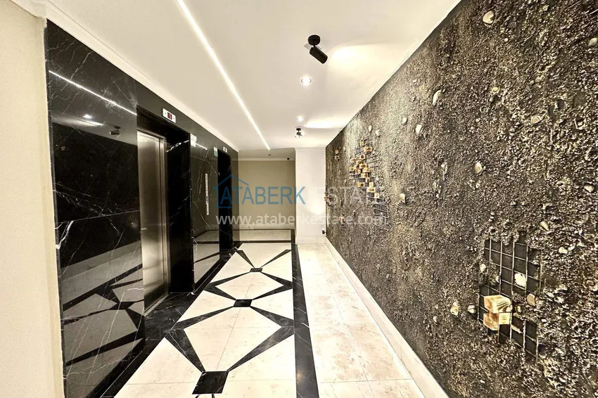 Квартира 1+1 с новой мебелью в Махмутларе - 400 метров до моря, улица Ататюрка 5 