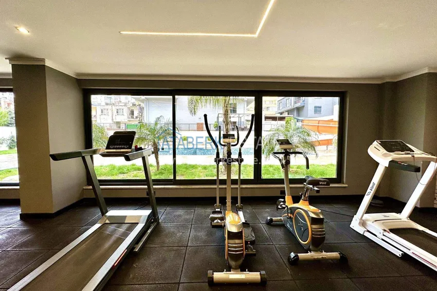 Квартира 1+1 с новой мебелью в Махмутларе - 400 метров до моря, улица Ататюрка 7 