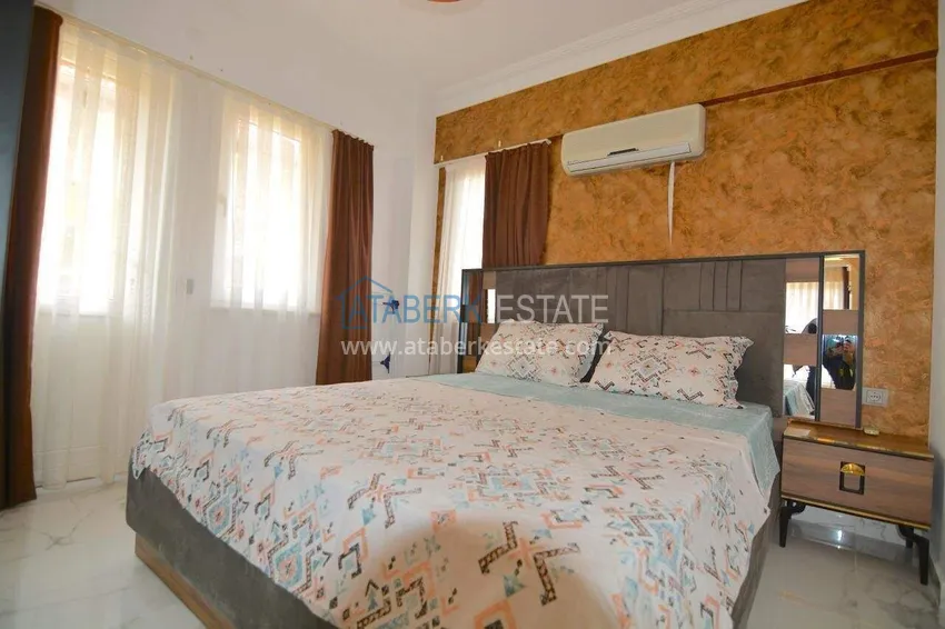 Приобрести Квартира 1+1 с видом на море в районе Оба - 2 балкона, 100 м до пляжа, подходит под ВНЖ 13 