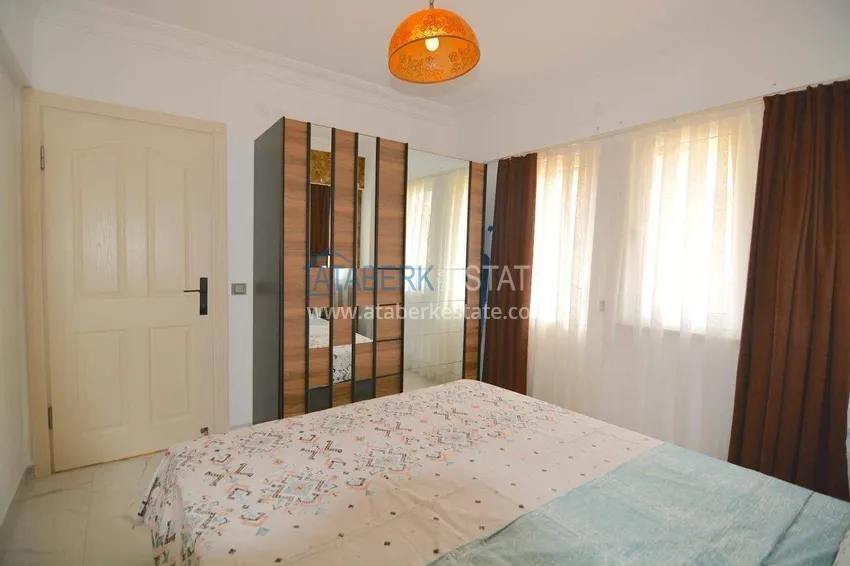 Приобрести Квартира 1+1 с видом на море в районе Оба - 2 балкона, 100 м до пляжа, подходит под ВНЖ 15 