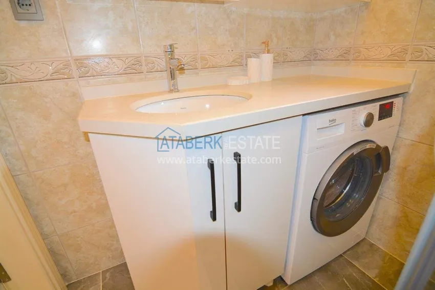 Приобрести Квартира 1+1 с видом на море в районе Оба - 2 балкона, 100 м до пляжа, подходит под ВНЖ 17 