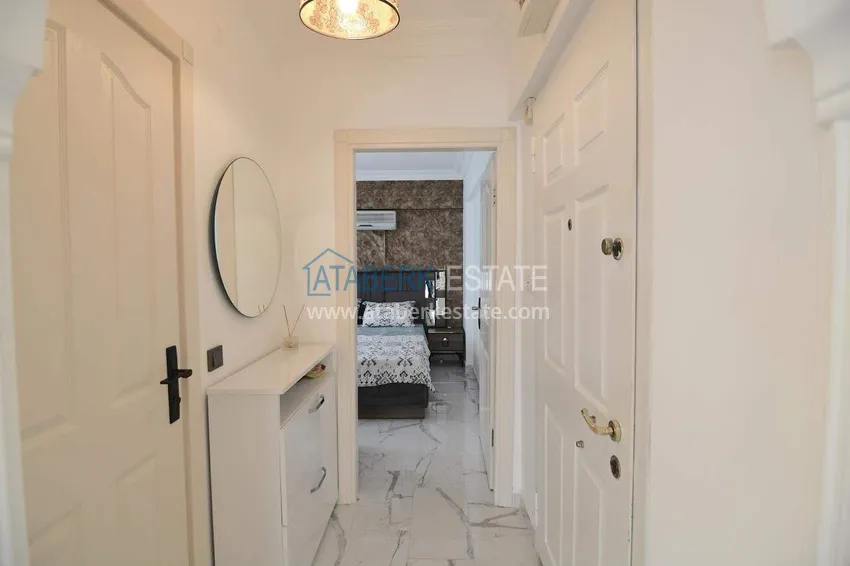 Приобрести Квартира 1+1 с видом на море в районе Оба - 2 балкона, 100 м до пляжа, подходит под ВНЖ 1 