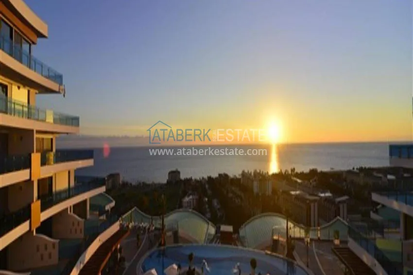 Апартаменты 1+1 с видом на море в Конаклы - формат отеля 5★, краткосрочная аренда, подходит под ВНЖ 6 