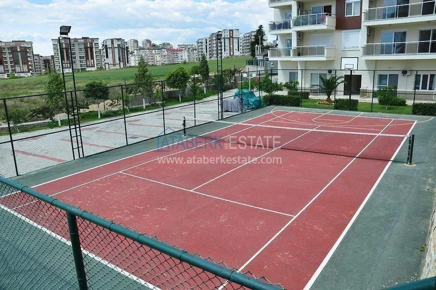 Квартира 1+1 в Авсалларе – мебель, остеклённый балкон и вид на море 11 