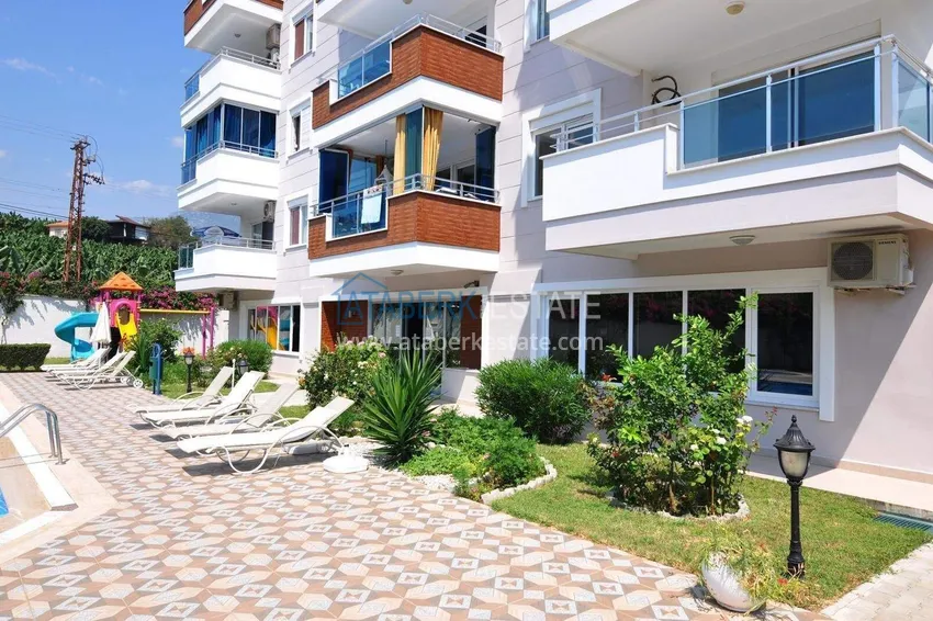 Квартира 1+1 в Махмутларе – новая мебель, 70 м², остекленный балкон, вид на море и горы 13 