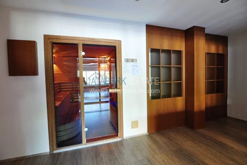 Квартира 1+1 в Махмутларе – новая мебель, 70 м², остекленный балкон, вид на море и горы 24 