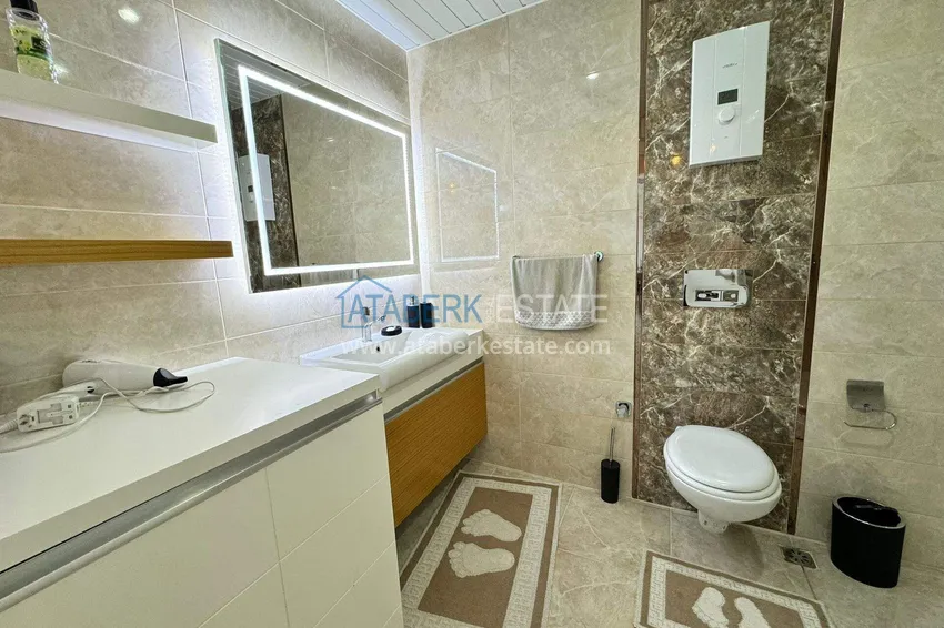 Приобрести Квартира 1+1 в Махмутларе – новая мебель, 70 м², остекленный балкон, вид на море и горы 3 