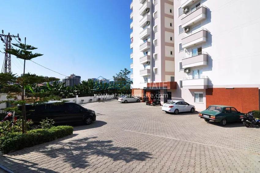 Квартира 1+1 в Махмутларе – новая мебель, 70 м², остекленный балкон, вид на море и горы 4 