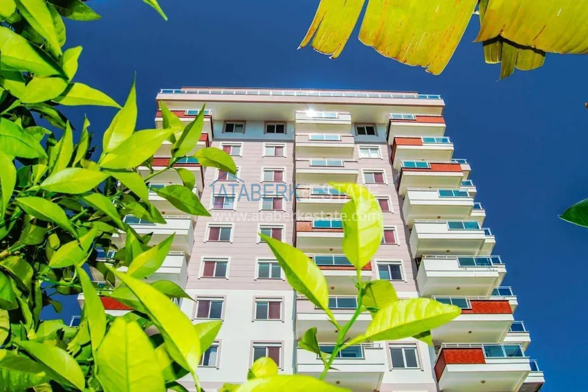 Квартира 1+1 в Махмутларе – новая мебель, 70 м², остекленный балкон, вид на море и горы 6 