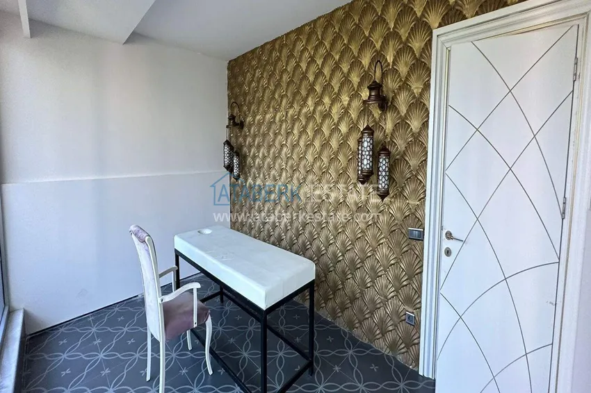 Квартира 1+1 в Махмутларе - мебель, остекленный балкон, вид на море, 200 м до пляжа 20 
