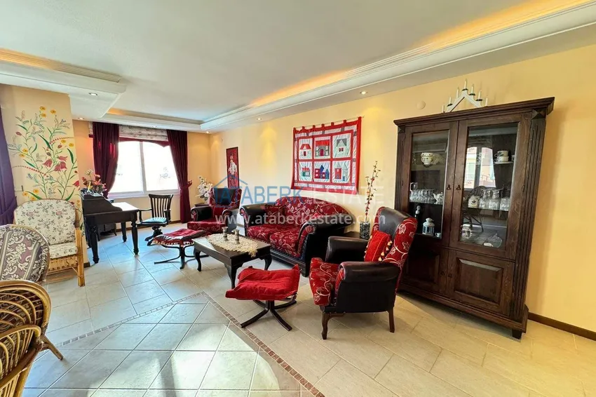 Приобрести Линейная квартира 3+1 на первой линии в Махмутларе - мебель, прямой вид на море 10 