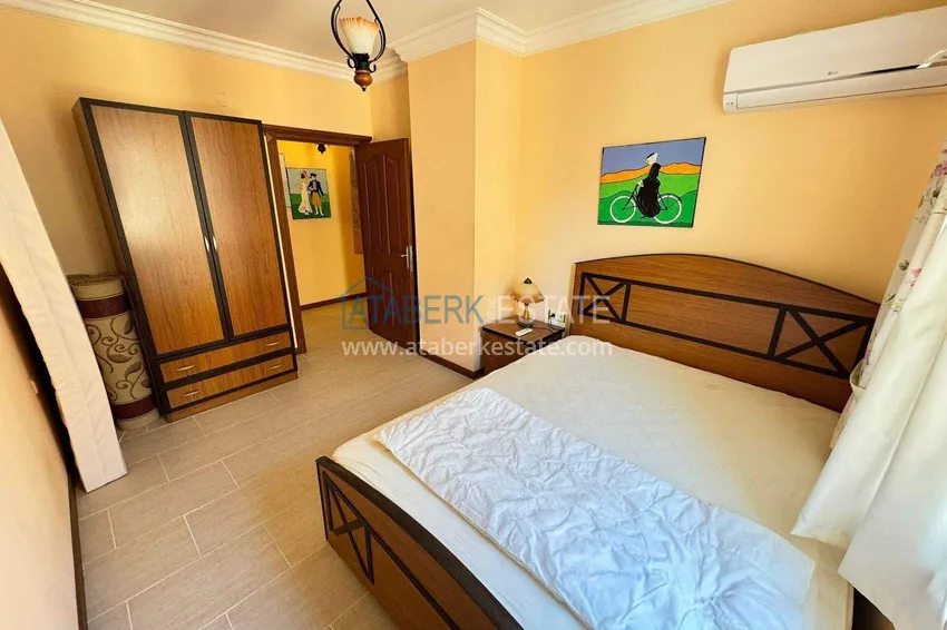 Приобрести Линейная квартира 3+1 на первой линии в Махмутларе - мебель, прямой вид на море 12 