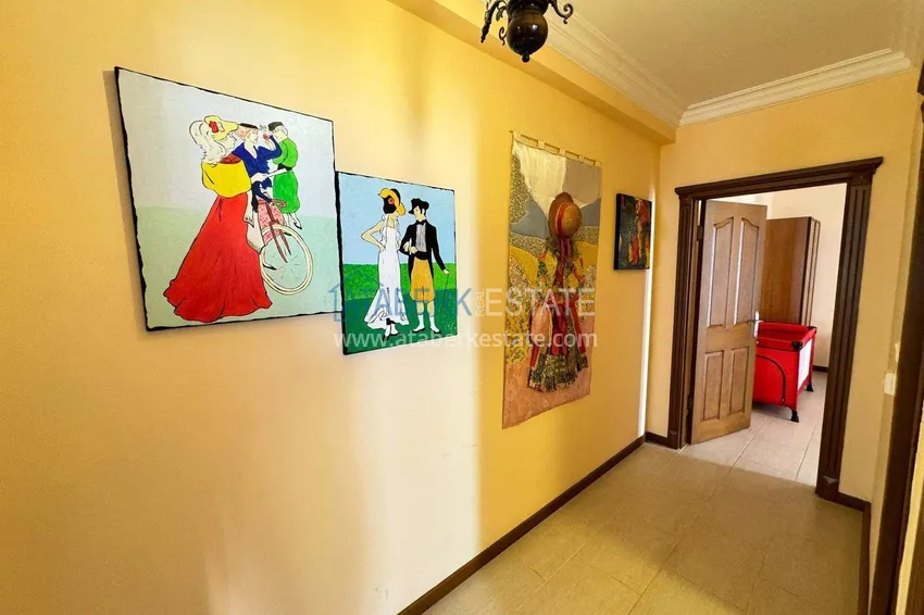 Приобрести Линейная квартира 3+1 на первой линии в Махмутларе - мебель, прямой вид на море 15 