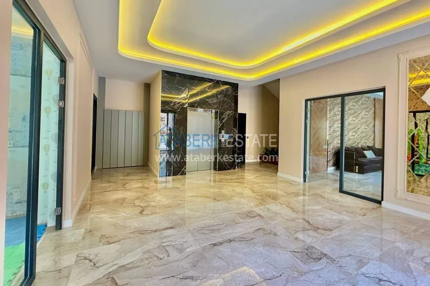 Трехкомнатная квартира в центре Алании - новая недвижимость в резиденции комфорт-класса 16 