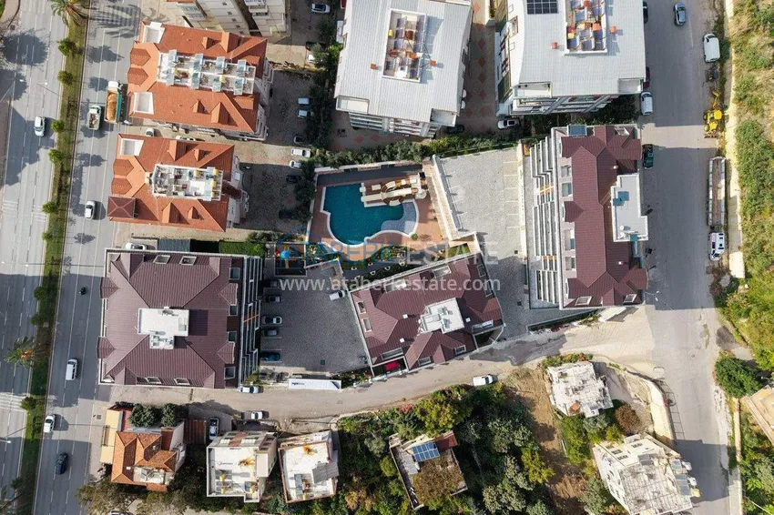 Трехкомнатная квартира в центре Алании - новая недвижимость в резиденции комфорт-класса 5 