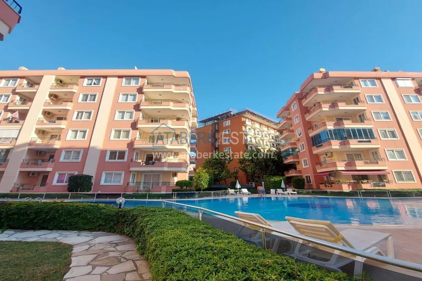 Линейная квартира 3+1 на первой линии в Махмутларе - мебель, прямой вид на море 7 