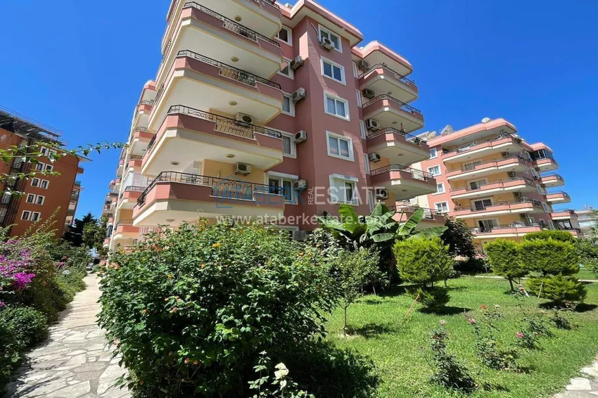 Линейная квартира 3+1 на первой линии в Махмутларе - мебель, прямой вид на море 8 