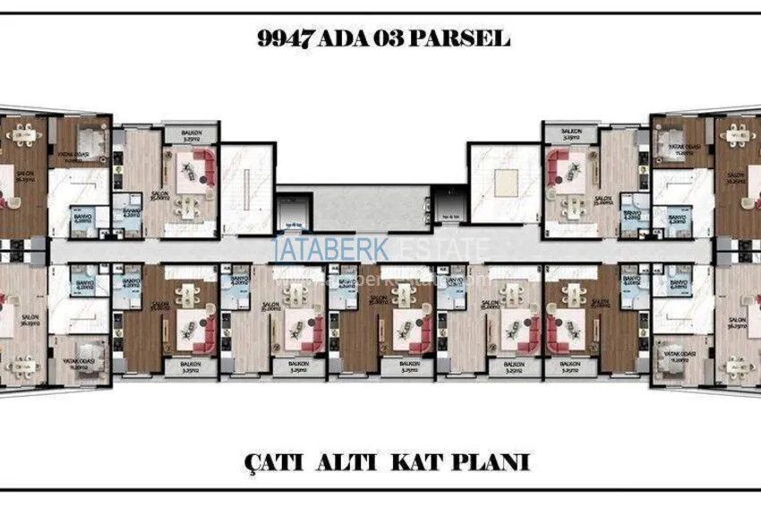 Купить дешево Новый проект в Коньяалты, Анталия - старт продаж, рассрочка до 24 месяцев 9 