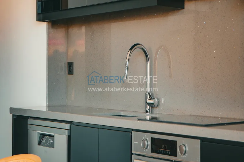 Приобрести Видовая квартира 1+1 с видом на море в Кестеле - первая линия, подходит для гражданства 11 