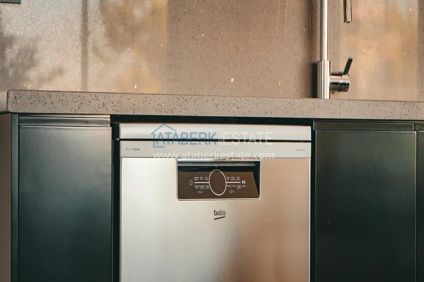 Приобрести Видовая квартира 1+1 с видом на море в Кестеле - первая линия, подходит для гражданства 12 