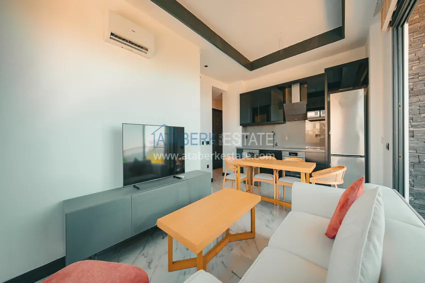 Приобрести Видовая квартира 1+1 с видом на море в Кестеле - первая линия, подходит для гражданства 6 