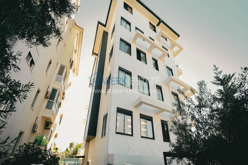 Видовая квартира 1+1 с видом на море в Кестеле - первая линия, подходит для гражданства 8 