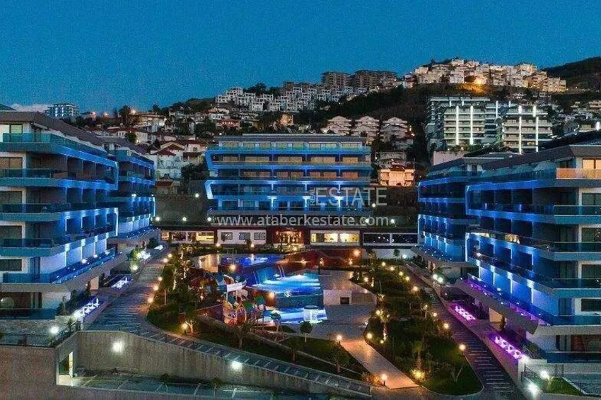 Пентхаус-дуплекс 2+1 в Каргыджаке от собственника - люкс мебель, панорамный вид  1 