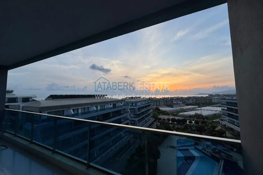 Приобрести Пентхаус-дуплекс 2+1 в Каргыджаке от собственника - люкс мебель, панорамный вид  11 