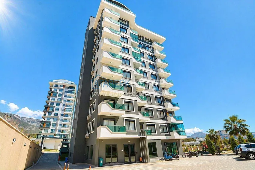 Квартира 1+1 по выгодной цене в Махмутларе – с мебелью и видом на горы 12 