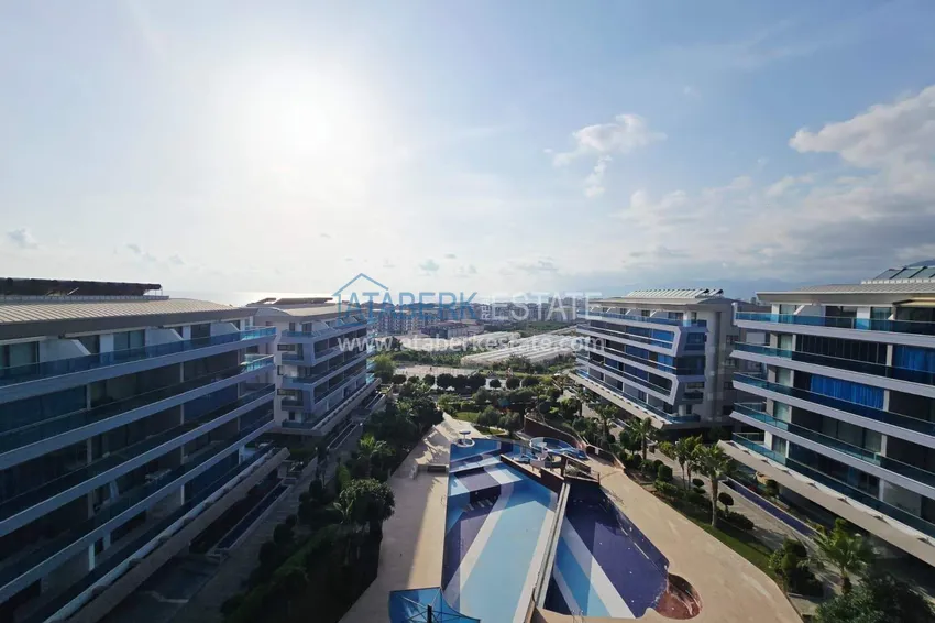 Приобрести Пентхаус-дуплекс 2+1 в Каргыджаке от собственника - люкс мебель, панорамный вид  13 