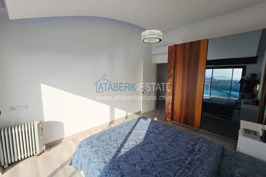 Приобрести Пентхаус-дуплекс 2+1 в Каргыджаке от собственника - люкс мебель, панорамный вид  17 