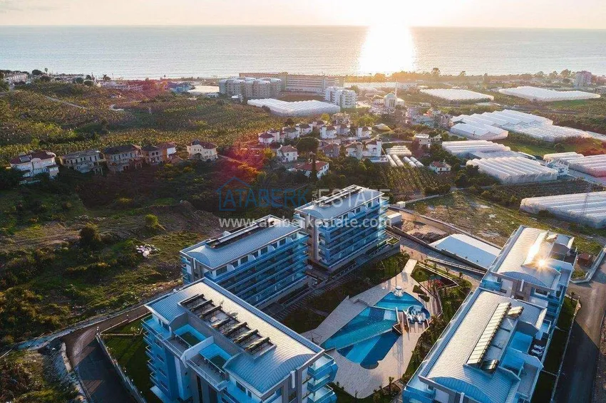 Пентхаус-дуплекс 2+1 в Каргыджаке от собственника - люкс мебель, панорамный вид  2 