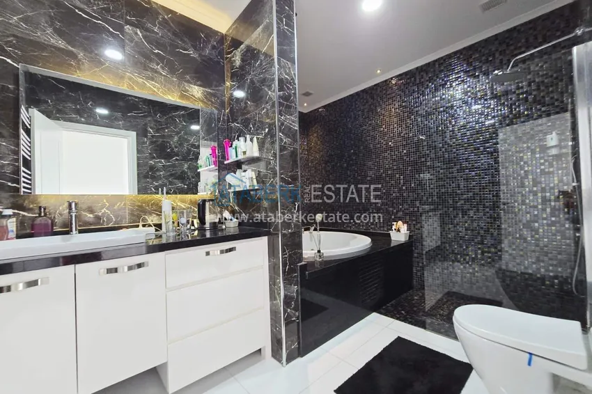 Приобрести Пентхаус-дуплекс 2+1 в Каргыджаке от собственника - люкс мебель, панорамный вид  21 