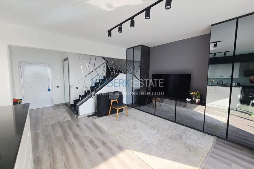 Приобрести Пентхаус-дуплекс 2+1 в Каргыджаке от собственника - люкс мебель, панорамный вид  2 